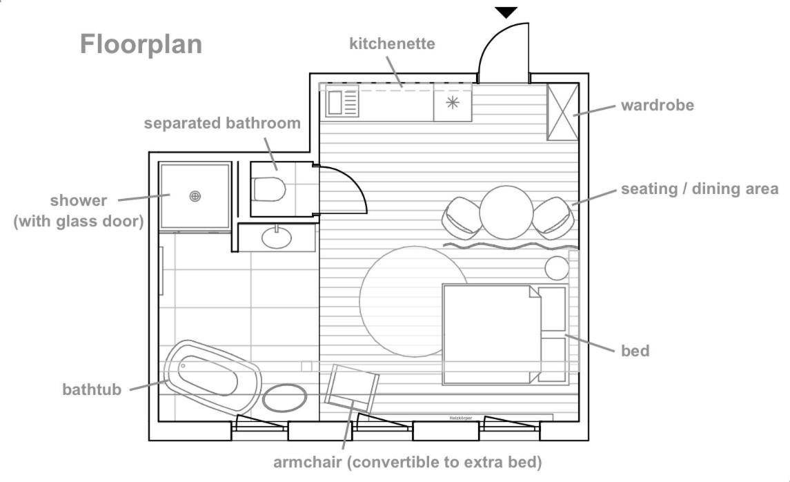 Zentrale 1-Zimmer-Ferienwohnung Mit Digitalem Check In Hof  Buitenkant foto